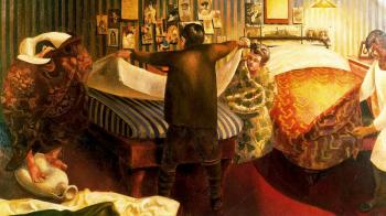 Stanley Spencer : Bed Making